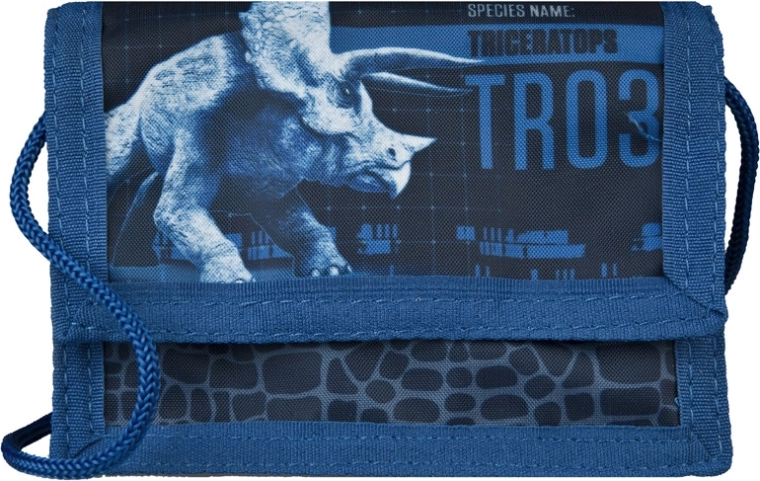 Portemonnee met klittenbandsluiting en koordje Jurassic World