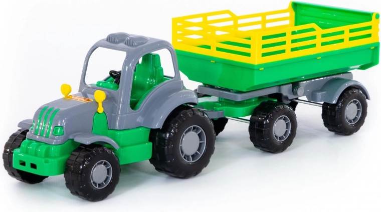 Functionele aanhanger met kantelbare achterklep