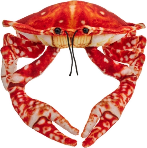 Pluchen krab oranje 26 cm Beppe ZOO