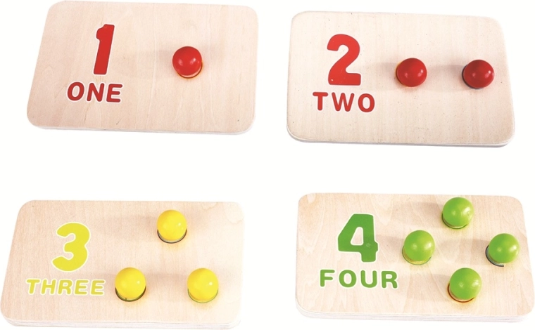 Stevige houten uitvoering voor kleine handjes