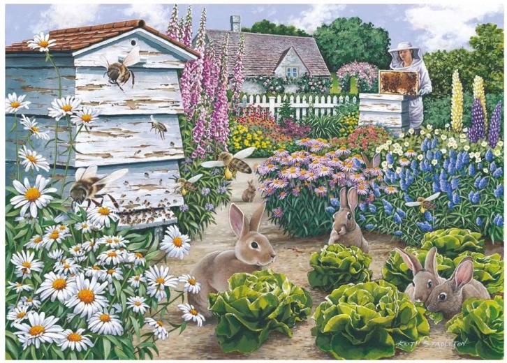 Puzzel Zoete konijntjes 500 stukjes