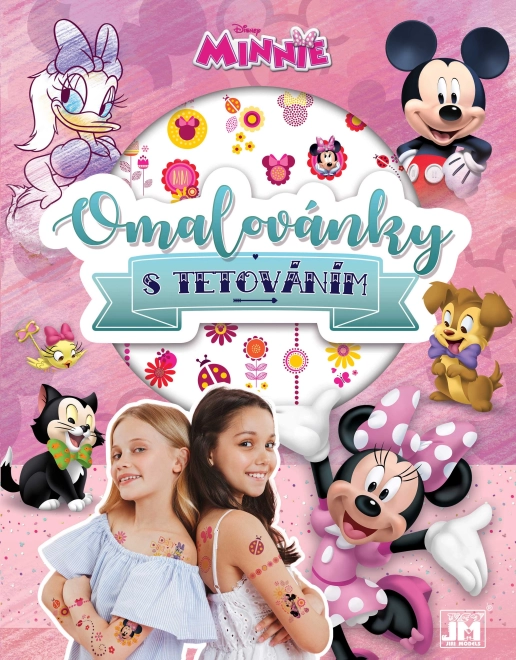 Kleurboek met Minnie-tatoeages