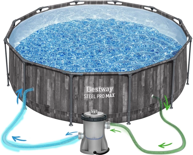 Schoon water dankzij de filterpomp en chemie in de set