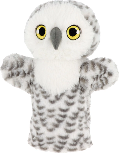 Keel Toys SE3077-7 Keeleco Uil - eco knuffelhandpop 27 cm