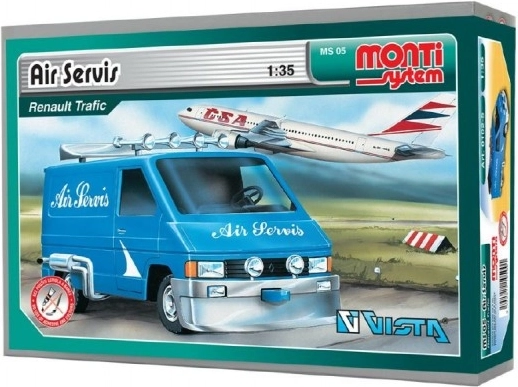 Stavebnice Monti System Air Servis Renault Trafic 1:35