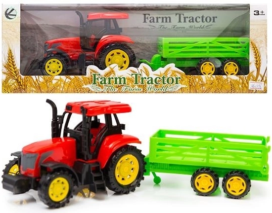 Tractor met aanhanger - 1 stuk
