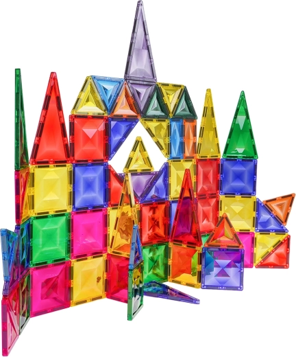 Transparante, gekleurde onderdelen voor spelenderwijs leren