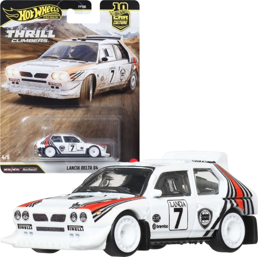 Mattel Hot Wheels Car Culture Lancia Delta S4 metalen automodel - 1 stuk