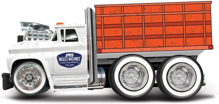 Maisto Work Rigs Chevrolet C60 graantruck 1966 1:64