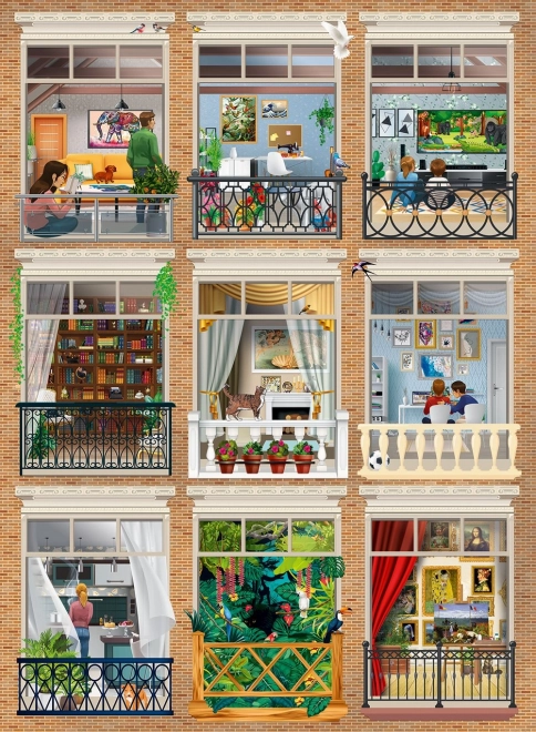Puzzel Interieur van het huis 3000 stukjes