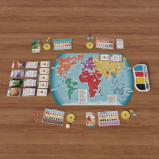 Reizen over de wereldkaart en een race om de beste plekken