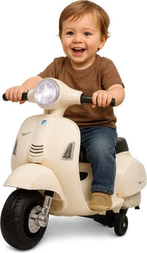 Elektrische kinderscooter Vespa Mini wit