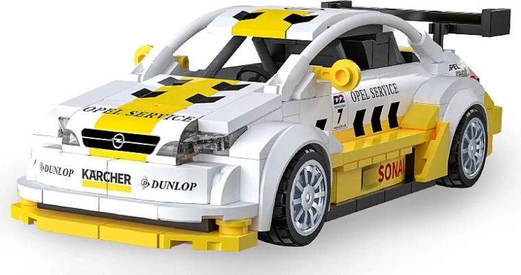 CaDA Opel Astra V8 Coupé bouwset 1:24 wit