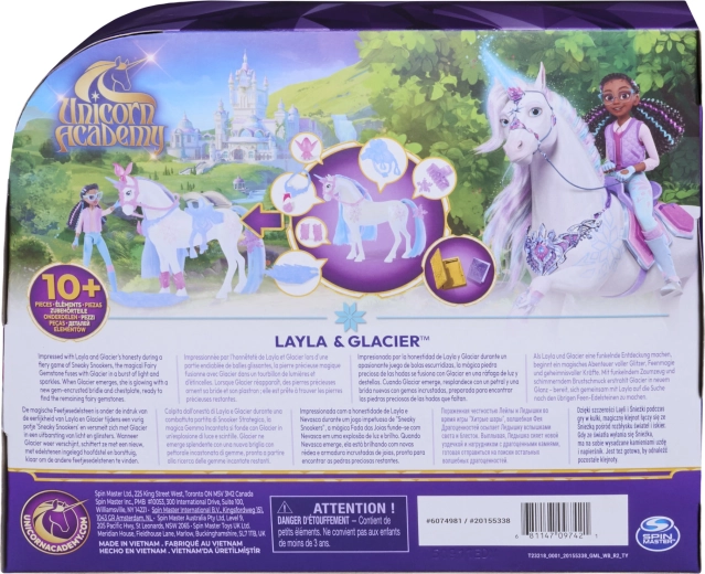 Layla en Glacier uit Unicorn Academy