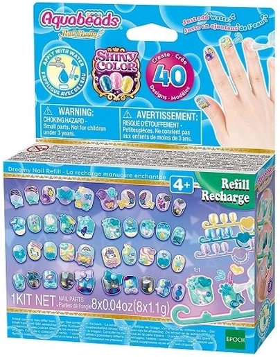 Aquabeads nagelstickers – navulset Shiny Color