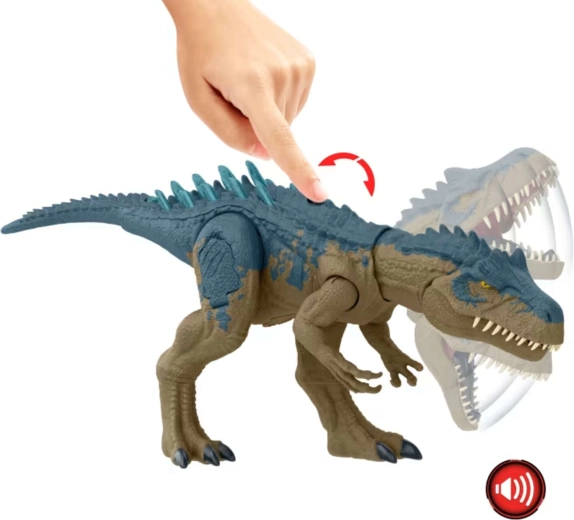 Actie-aanval en openende kaken