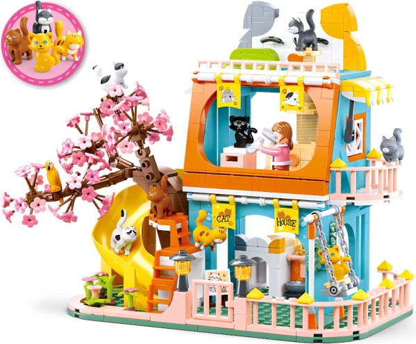 Sluban Huis met Katten voor Meisjes