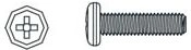 Kruiskopschroef met bolkop M3 × 8 mm voor Voltage, Major, Tiger en Hoolk Infect - 1 stuk