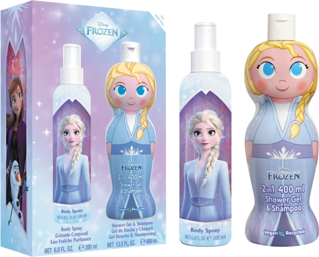 Cadeauset FROZEN – body spray 200 ml + douchegel en shampoo 2-in-1 400 ml