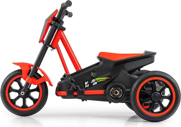 Stabiele driewielconstructie in motorstijl