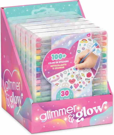 100 stickers om af te maken en in te kleuren