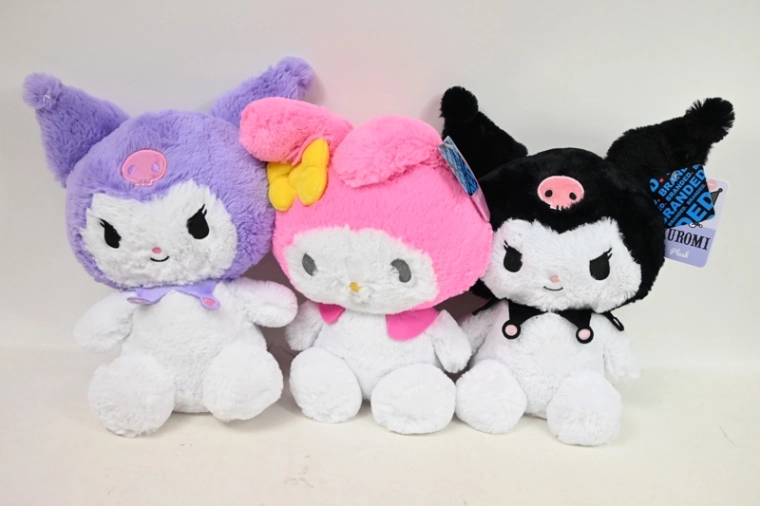 Pluchen knuffelfiguur Sanrio Kuromi / My Melody 30 cm