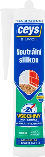 Siliconen neutraal transparant 280 ml CEYS