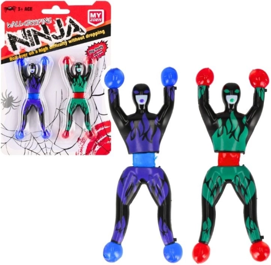 Kruipende ninja voor op het raam – 2 stuks