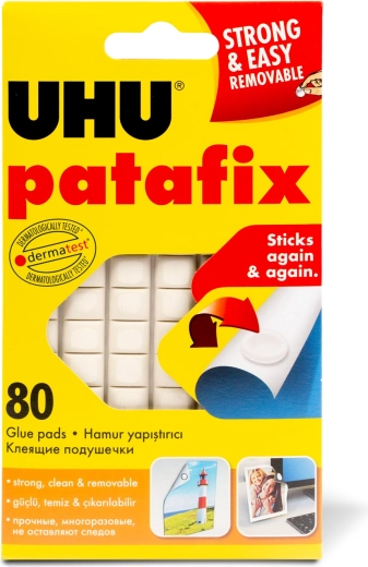 Patafix witte kneedgum, 80 stuks