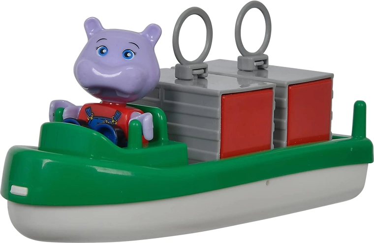 Kraan en containers voor “haven”spel