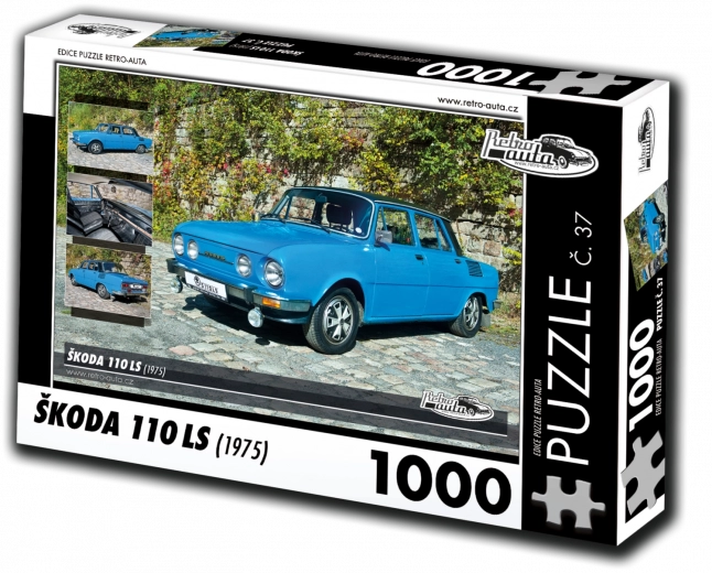 Puzzel RETRO-AUTA Škoda 110 LS (1975) – 1000 stukjes