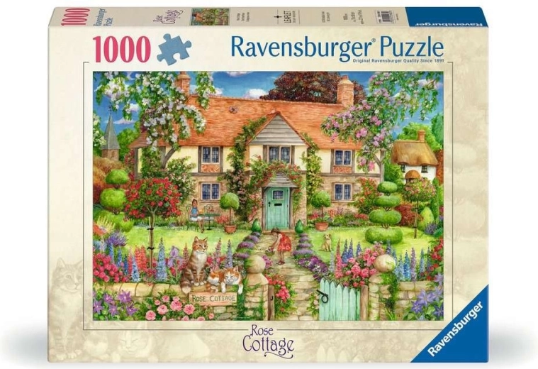 Ravensburger puzzel Rozenhuisje 1000 stukjes