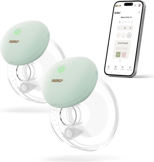 Neno Ovio Twin draadloze dubbele handsfree borstkolf met app