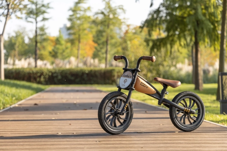 Stabiel rijden dankzij 12" luchtbanden