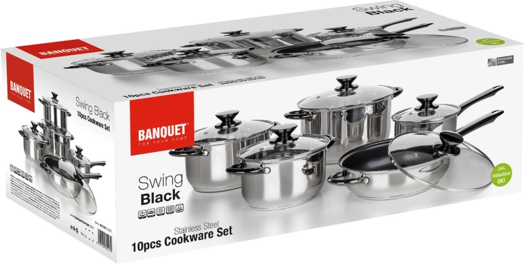 Geschikt voor alle soorten kookplaten inclusief inductie