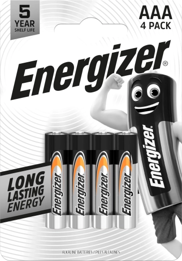 Energizer Everyday AAA alkaline batterijen 4 stuks