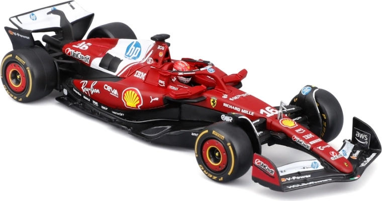 Nauwkeurige details van de Ferrari SF-25 (2025)