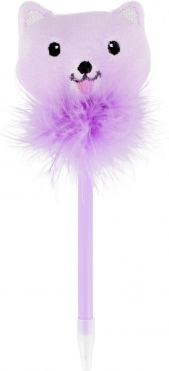 Bijpassende pen met kattendecoratie