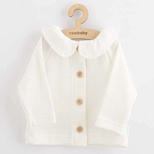 Babyjasje met knopen New Baby Laura wit 80 (9–12 m)