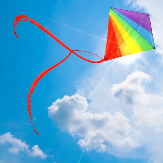Stabiele vlucht met lange staart