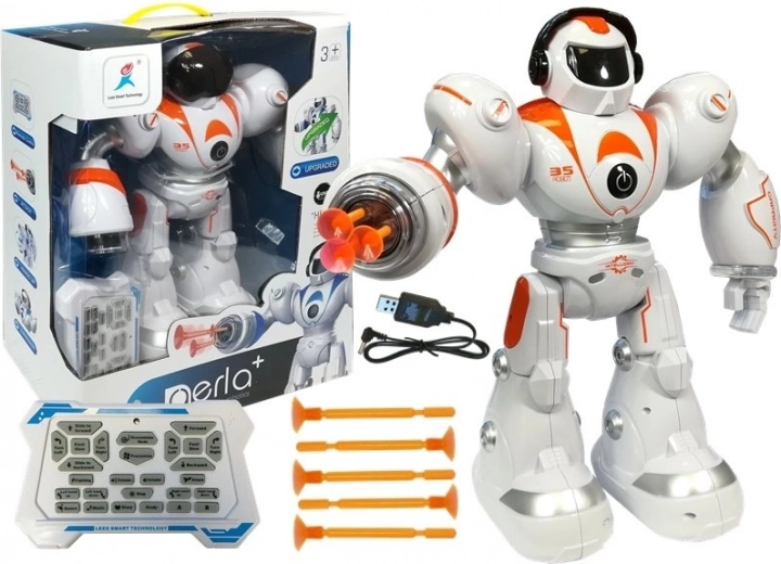 Leuke op afstand bestuurbare robot met projectielen