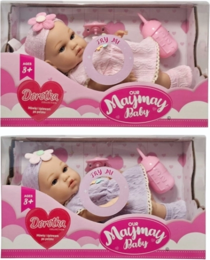 Zingende en pratende pop Dorotka met accessoires