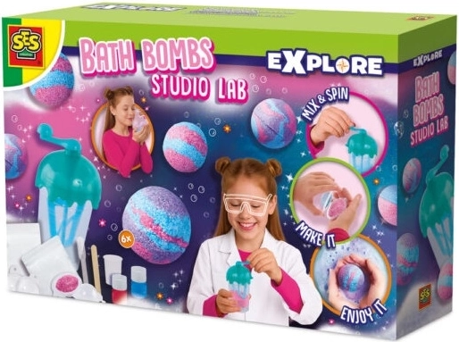SES laboratorium bruisende badballen