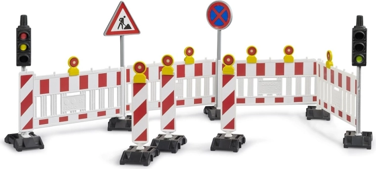 Verkeerslichten en verkeersborden om te spelen en te leren