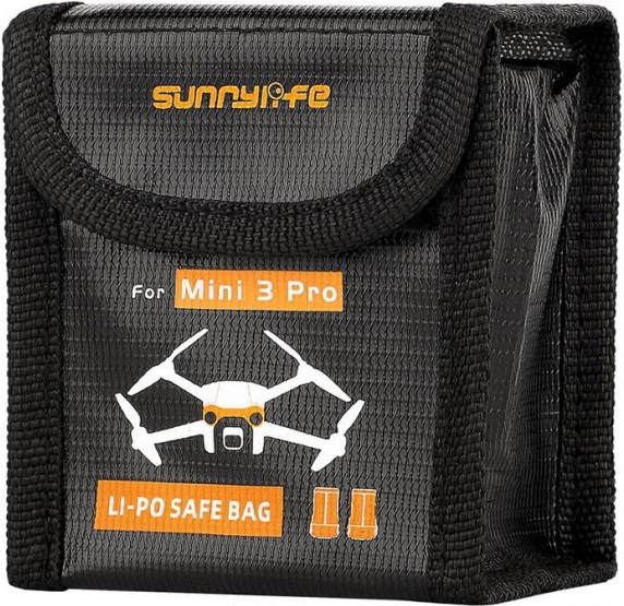 Sunnylife tas voor batterijen voor DJI Mini 3 Pro en Mini 4 Pro (voor 2 batterijen)