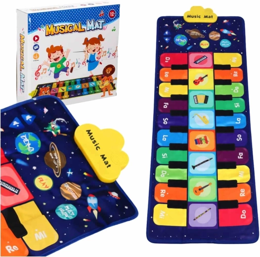 Interactieve muzikale dansmat voor kinderen – 8 instrumenten, 10 melodieën