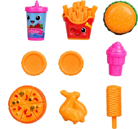 Rijke fastfood-accessoires
