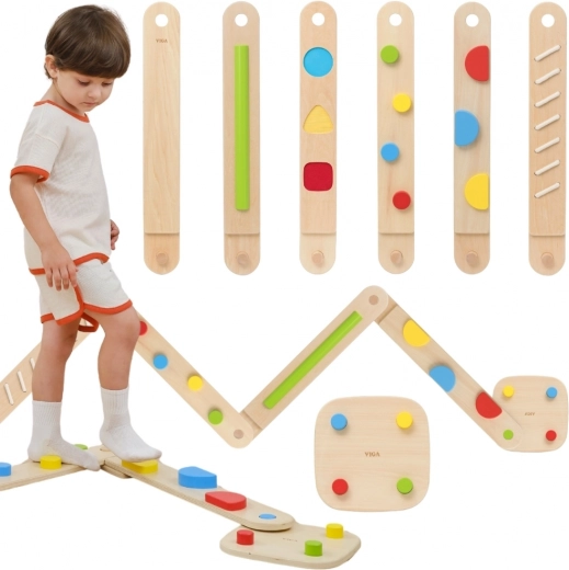 Viga houten modulaire balans- en sensomotorische baan