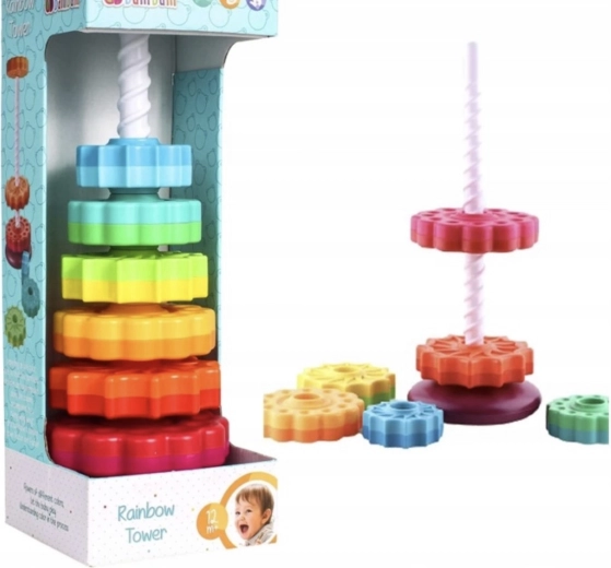 regenboog toren piramide