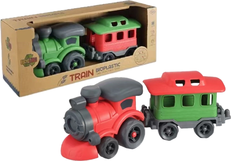 Bioplast trein met wagon 32 cm